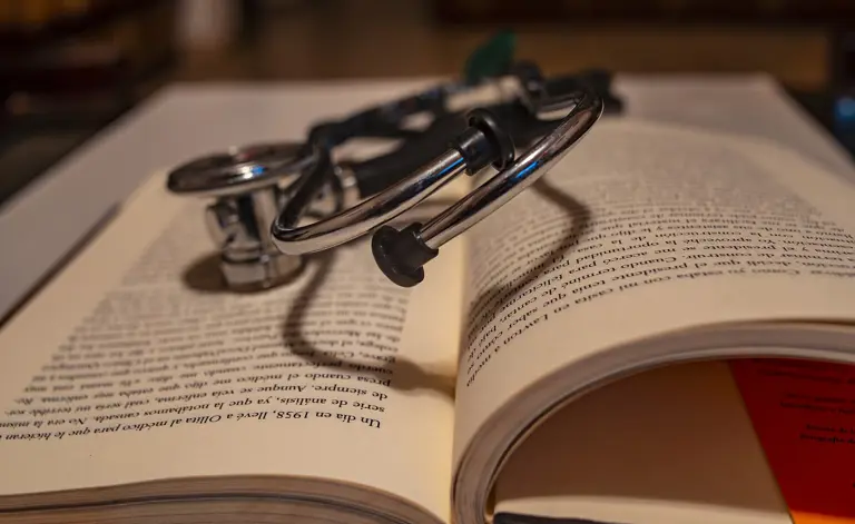 Book and Stethoscope Book and Stethoscope
